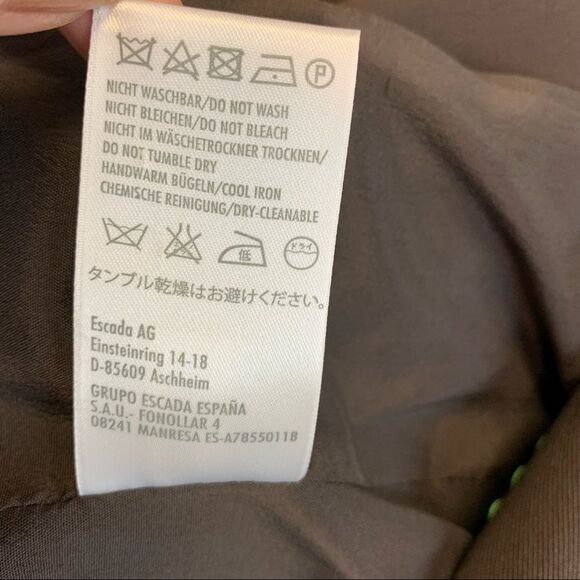 ESCADA SPORT Brown blazer jacket size 42 - Picture 6 of 9